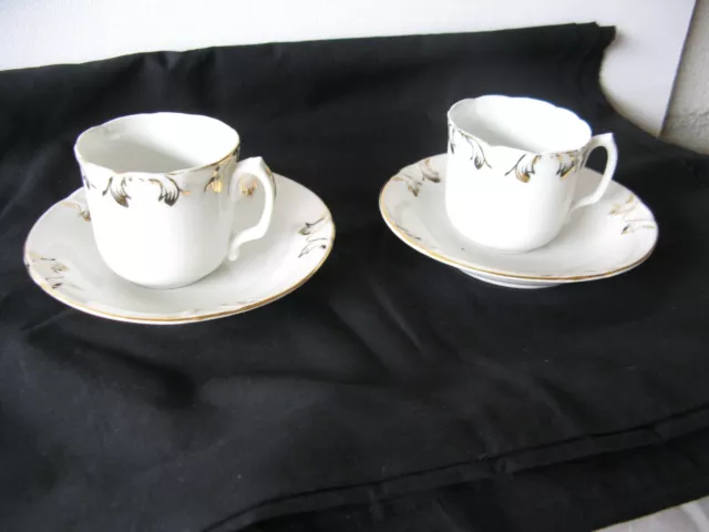 lot de 2 tasses espresso - Porcelaine - La Maison du Vitrail Déco Paris à  Paris