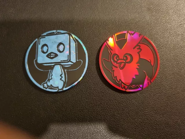 Pokemon Jumbo Coins Delibird & Eiscue From Holiday Advent Calendar 2022