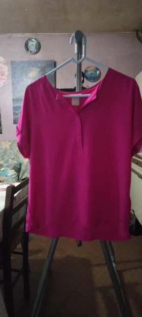 Body Chemise Rayé GUESS By MARCIANO Taille 38 Neuve Avec étiquette - Rose En Coton Manches Longues Femme