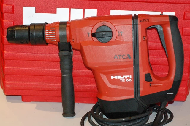 Perceuse-marteau Hilti TE60 D’occasion – Avec Valise Et Accessoires, Garantie Et Facture