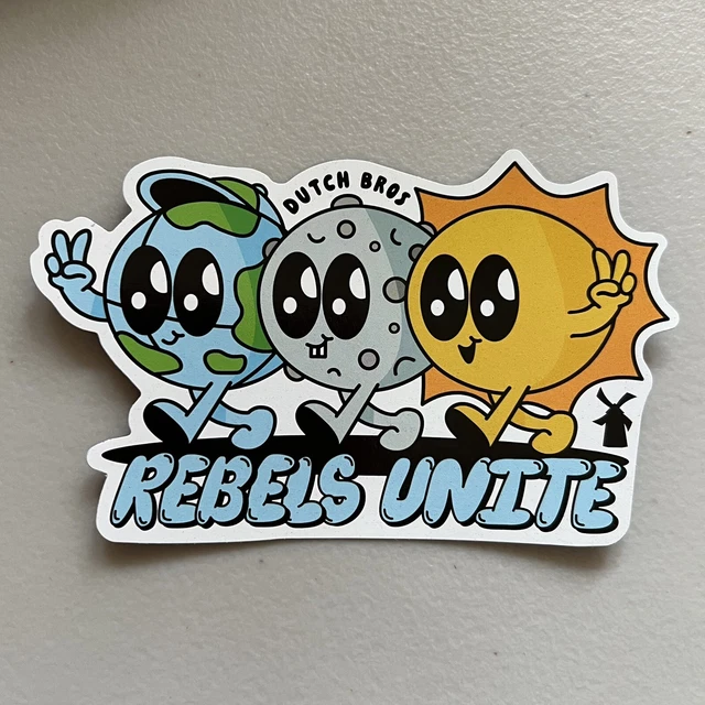 Dutch Bros April Sticker 2025 Julee Malina