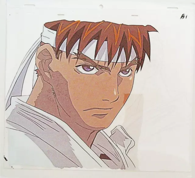 STREET FIGHTER ALPHA ZERO KEN ANIME PRODUCTION CEL 4