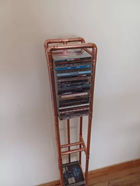 tubo di rame, supporto cd, torre cd, supporto cd, indipendente, varie dimensioni