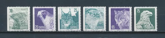 Sweden  1015-20 MNH, Protected Animals, 1973