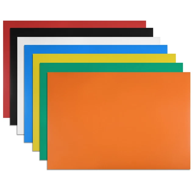 7 Pz Asciutto Cancella Flessibile Magnetico 11.7" x 8" Magnetico Foglio Colorful