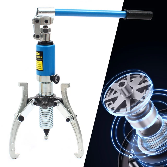5-Ton Hydraulic Puller, Manual 2/3 Jaw Gear Flywheel Pulley Bearing Puller New