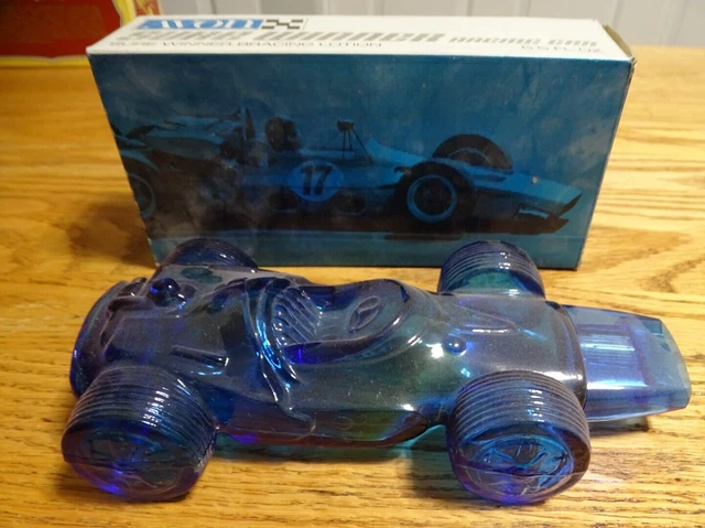 Vintage AVON SURE WINNER RACING CAR Empty 5.5oz After Shave Decanter Bottle Box