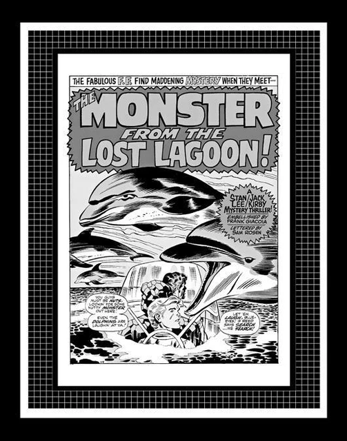Jack Kirby Fantastic Four #97 Rare Production Art Pg 1 Monotone