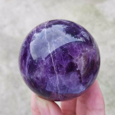 1PC A+ Natural dreamy amethyst quartz sphere crystal ball reiki healing 50mm US