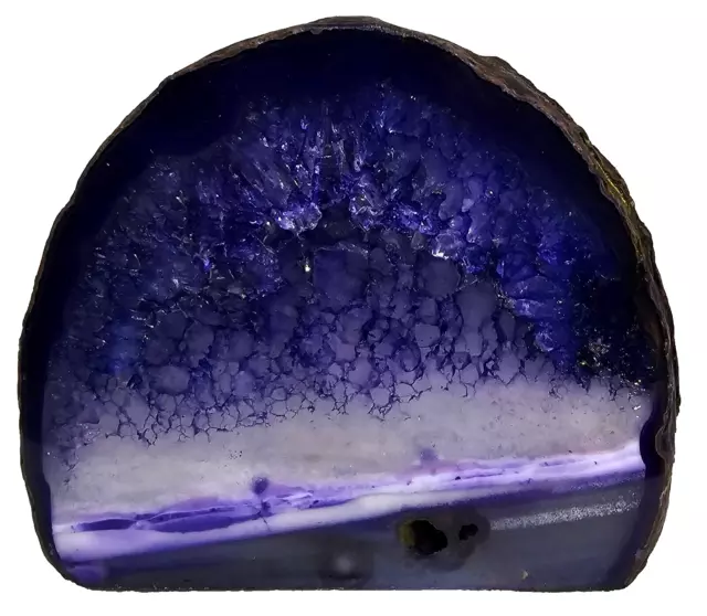 Achatgeode Amethyst  Druse Kristall Edelstein Achat Geode Bergkristall Quarz
