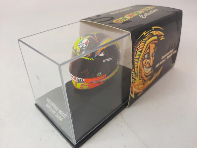 Casque AGV Valentino Rossi MotoGP 2018 – Réplique 1/8 Minichamps – 399180046