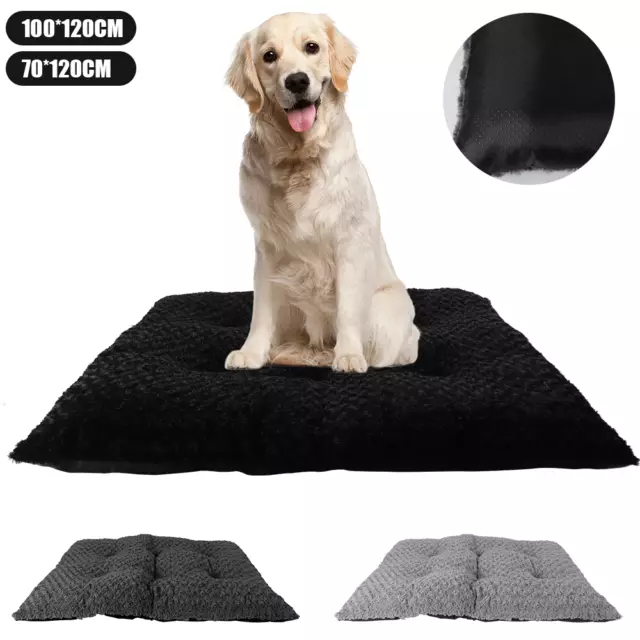 Luxury Extra Large Pet Dog Bed Mattress Crate Cushion Ultra Soft Plush Washable