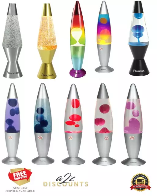 15’’ 16" Large Lava Glitter Lamp Motion Wax Liquid Relaxation Light Gift Xmas