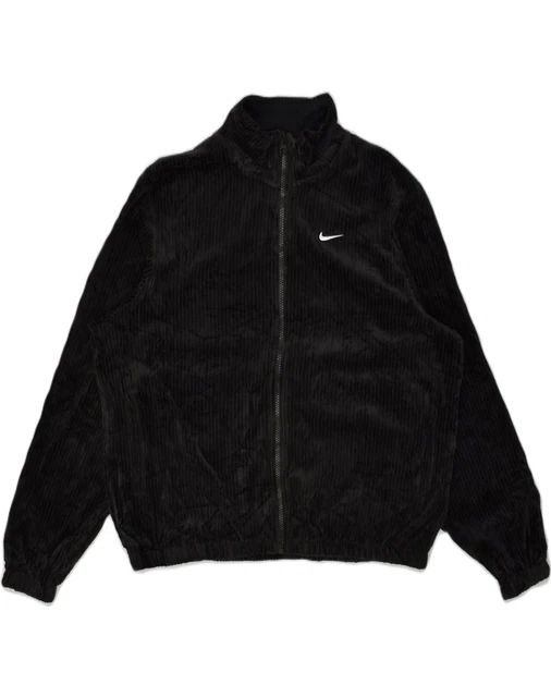 Nike black velour tracksuit sale