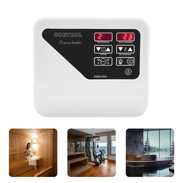 Digitale Sauna Controller 3-9 KW - Externe Saunabesturing Met 2 Modi En Oververhittingsbeveiliging