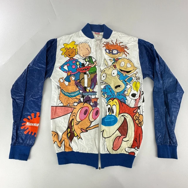 Rare Vintage Nickelodeon Jacket Ren Stimpy Rugrats Ro vrogue.co