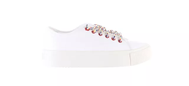 Desigual Womens 22Sskp23 White Fashion Sneaker Size 7.5 (7615313)