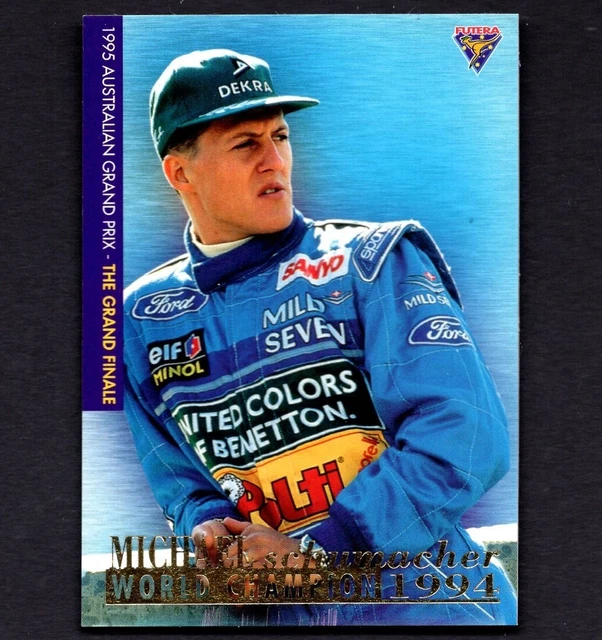 MICHAEL SCHUMACHER 1995 Futera World Champion F1 Racing Card of 500 PSA