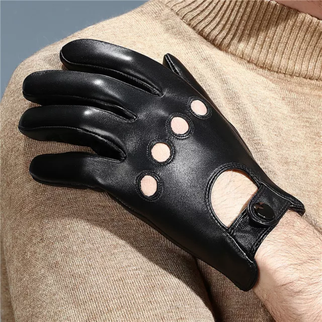 Herren Damen Winter Touchscreen Handschuhe Lederhandschuhe Fingerhandschuhe warm