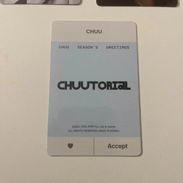 CHUU OFFICIAL PHOTOCARD 2026 SEASON S GREETINGS Kpop Limited EUR 15 52 CHUU Official Photocard 2026 SEASONS GREETINGS Kpop
