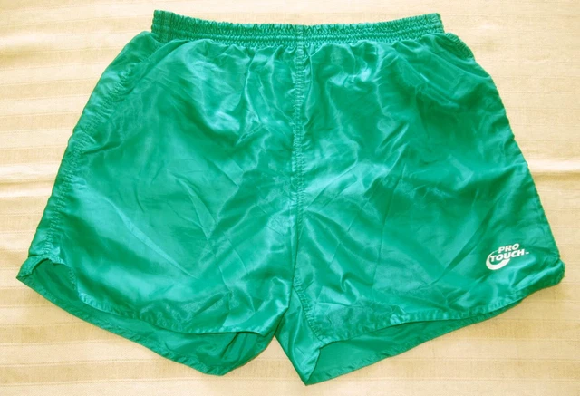 Benzina. Pantaloni Sportivi - Pantaloncini Lucidi - Lucidi - Vintage - Pro Touch - Come Nuovi - Tg.6