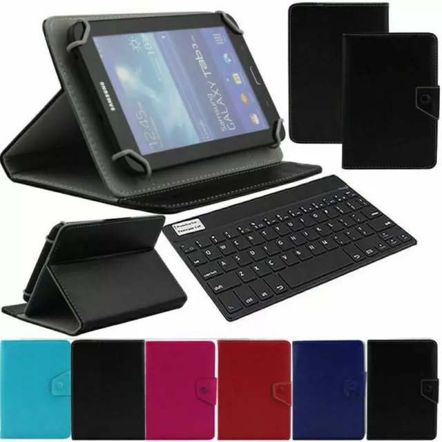 For Lenovo Tab M7 M8 M10 E10 E8 E7 7.0 8.0 10.1 10.3 Keyboard Leather Case Cover