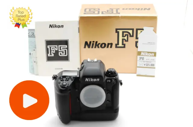 【NEAR MINT S/N313xxxx】Nikon F5 Black Body 35mm SLR Film Camera Box From JAPAN