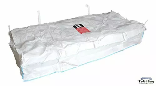 10 Stück YUBI - Asbest PLATTEN BAG 260 x 125 x 30 cm