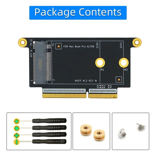 Adattatore SSD M.2 NVMe Per ThinkPad X270, X280, T470, T480, L480, T580 - Estensione Da 2230 A 2242