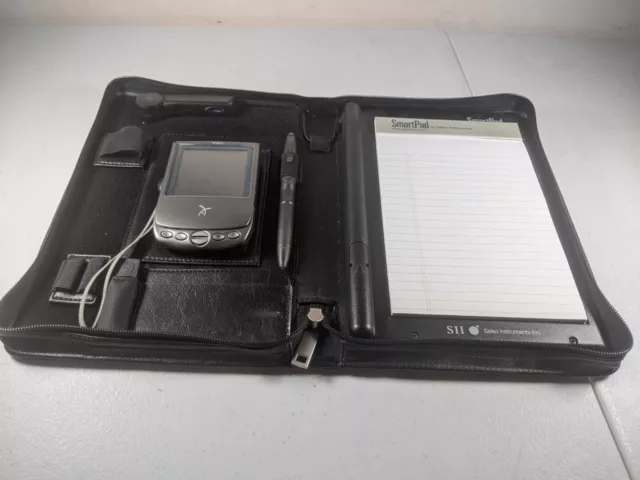 Palm Handspring Treo 90 With Charger and Seiko Smart Tab II PDA Works Read