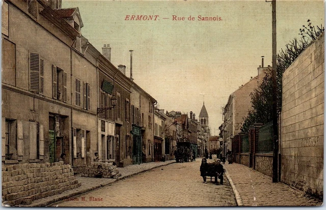 95 ERMONT - la rue de Sannois.