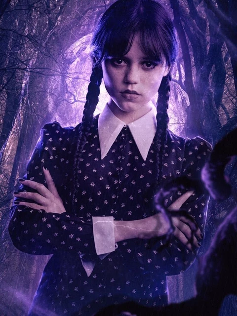 WEDNESDAY ADDAMS JENNA ortega Addams Family/Tim Burton Netflix A3