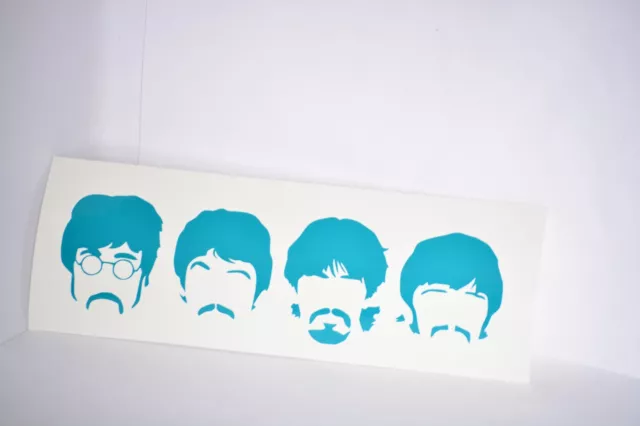 The Beatles Vinyl Car Laptop Decal Sticker Choose Color John Paul George Ringo