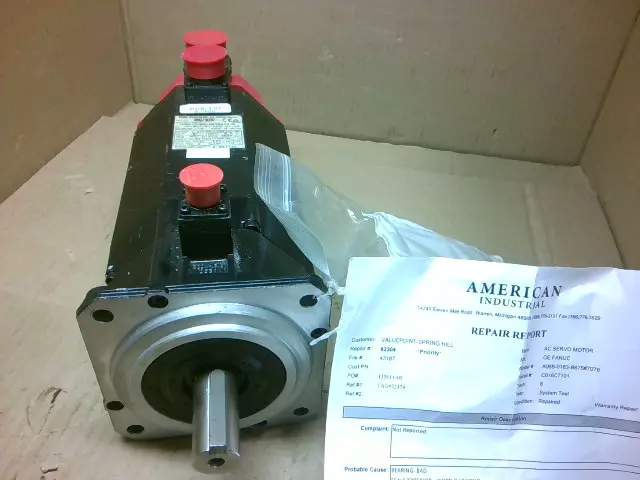 Fanuc A06B-0163-B675 #7076 AC Servo Motor - Reconditioned