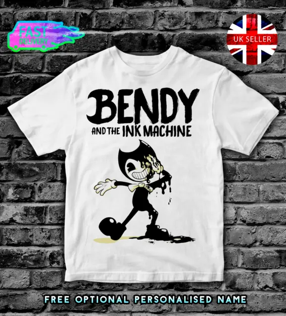 BENDY T-Shirt Bambini Top Ragazzi Ragazze TSHIRT #2