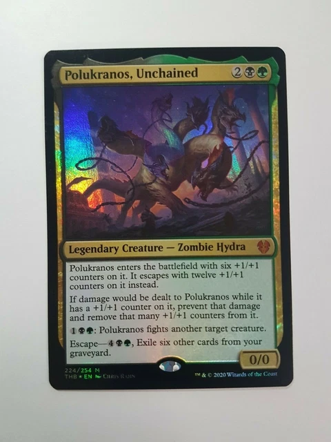 POLUKRANOS, UNCHAINED - FOIL - Theros Beyond Death (Magic/mtg) Mythic Rare  8.96 - PicClick UK