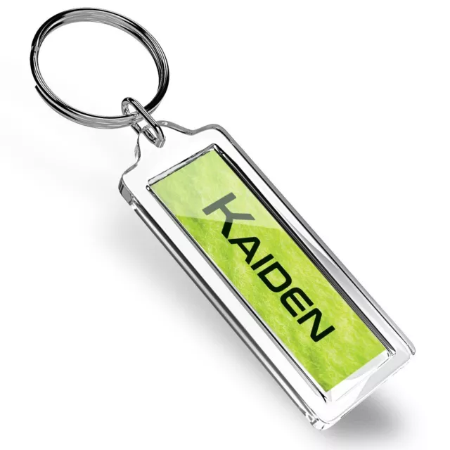 Kaiden Name Yellow Tennis Ball Keyring   #135991