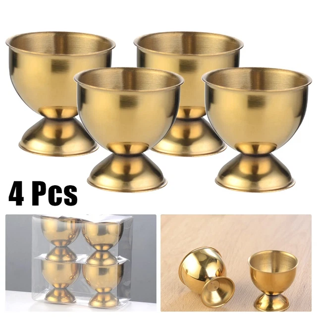 Portauovo portauova famiglia colazione cucina argento/oro tazza acciaio inox