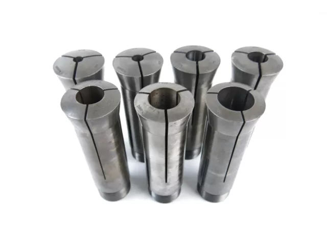 Lot of 7 Hardinge 6H Collets