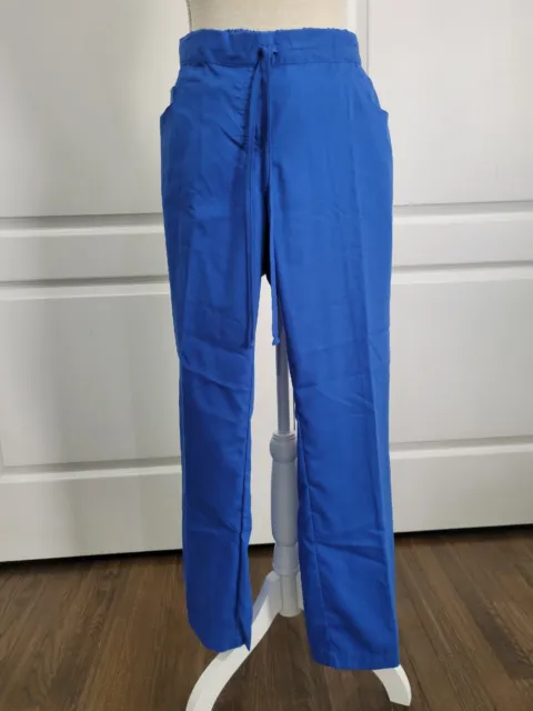 NEW Grey’s Anatomy Scrub Pants By Barco Size Petite Large Blue Tie Waist