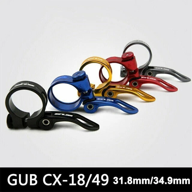31.8/34.9mm Alloy Bike Seat Clamp Quick Release Bicycle Seatpost Clamp Parts ADE