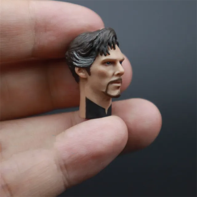 Doctor Strange Benedict Cumberbatch Head Carved With Cloak 1/12 Fit SHF Figure 3