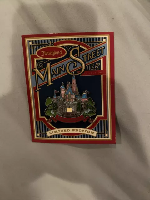 Disney Pin Disneyland Main Street Collection LE 1955  Sleeping Beauty Castle