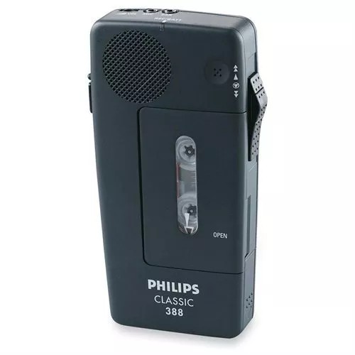 Philips Pm388 Mini Cassette Voice Recorder - Portable (LFH038800B)