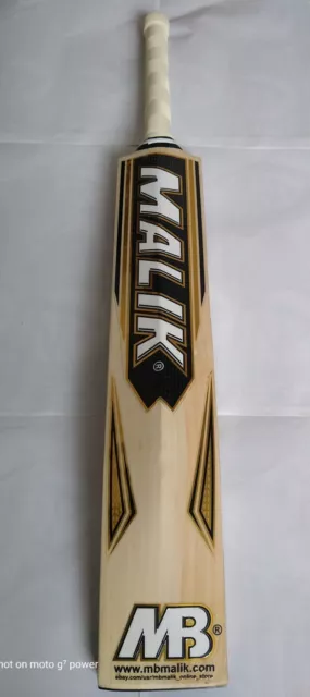 Mb Malik Reserve Edition Cricket Bat A+ English Willow 14 Grain 45 Mm 2.10 Oz 3