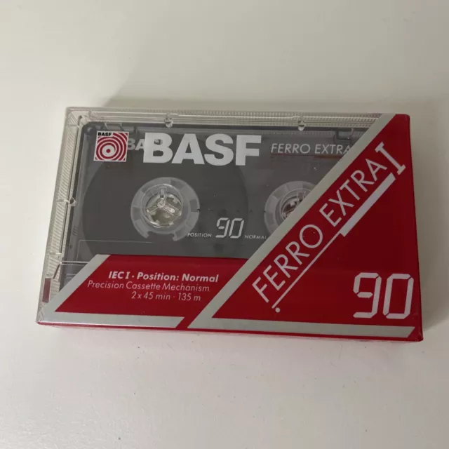 Cassette Audio Vierge BASF Ferro Extra I 90 Mn - Sous blister