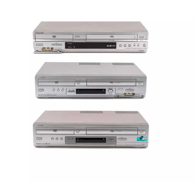 Sony DVD Player & VHS Video Tape VCR Recorder Fully Serviced 1yr WARRANTY