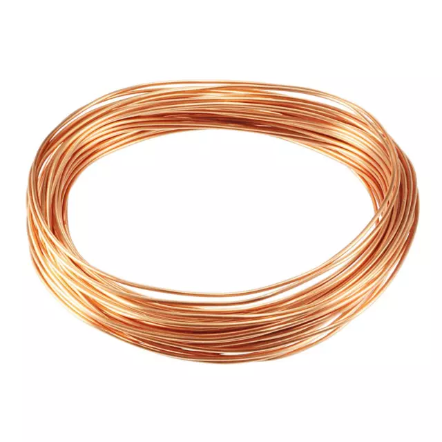 1.2mm Dia Magnet Wire Enameled Copper Wire Winding Coil 49.2' Length