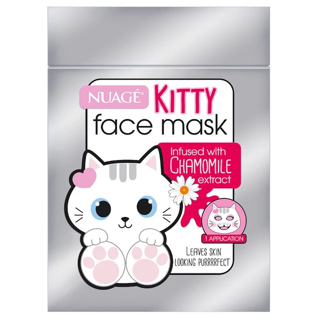 NUAGE FACE MASK Kitty or Panda, Chamomile or Cactus Children, Girls