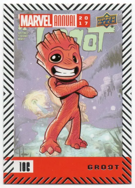2018 Upper Deck Marvel Annual 2017 Short Print SP 106 Groot